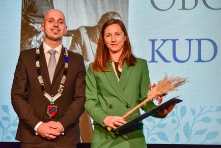 Priznanje občine KUD Dramšpil